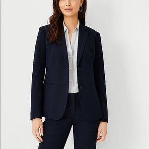 Ann Taylor Petite 00P Navy Blazer